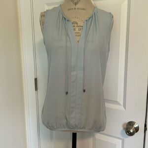 Women’s Loft size medium sleeveless light blue blouse